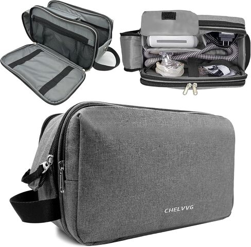 حقيبة سفر Chelvvg المحمولة CPAP متوافقة مع جهاز ResMed AirMini وملحقاتها، حقيبة تخزين صغيرة CPAP للاستخدام في المنزل والسفر (حقيبة فقط) in Kuwait