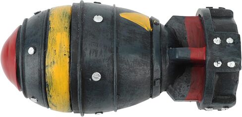 صندوق تخزين قنابل نوك، صندوق تخزين مزخرف خفيف الوزن نابض بالحياة بقاعدة ثابتة صغيرة من الراتنج لرف الكتب in Kuwait