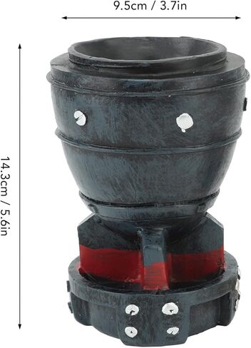 صندوق تخزين قنابل نوك، صندوق تخزين مزخرف خفيف الوزن نابض بالحياة بقاعدة ثابتة صغيرة من الراتنج لرف الكتب in Kuwait