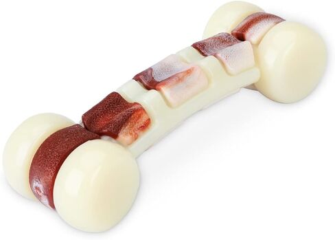 لعبة مضغ الكلب المتينة من تيكاتون كيو بون للمضغ العدواني، لعبة للكلاب بنكهة اللحم البقري in Kuwait