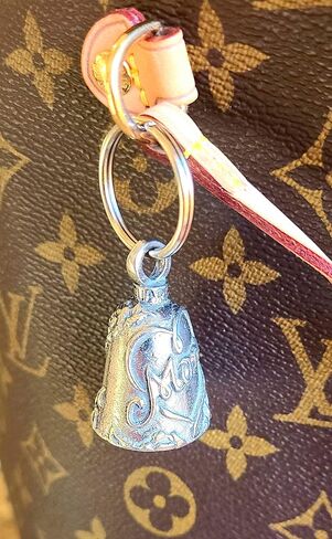 Guardian Bell #1 Teacher Good Luck Bell w/Keyring & Black Velvet Gift Bag | Motorcycle Bell | Lead-Free Pewter | Good Luck Gift to Friends & Family | Bike Bell | Made in USA in Saudi Arabia