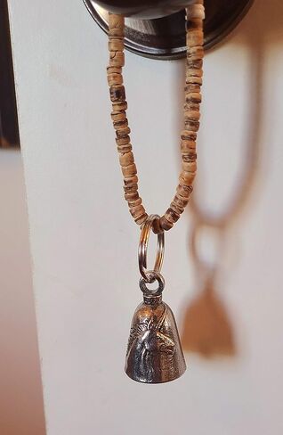 Guardian Bell #1 Teacher Good Luck Bell w/Keyring & Black Velvet Gift Bag | Motorcycle Bell | Lead-Free Pewter | Good Luck Gift to Friends & Family | Bike Bell | Made in USA in Saudi Arabia