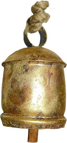 مجموعة من 4 اجراس بنمط ريفي من بيلشوب مصنوعة يدويا مصنوعة يدويا من المعدن للتعليق على حبل الجوت in Kuwait