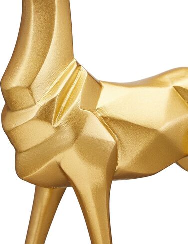 هدية ديكور عيد الميلاد قطعتان من منحوتات الغزلان زخارف الغزلان الهندسية ثلاثية الأبعاد تستخدم لإضفاء أجواء احتفالية على مدفأة طاولة الطعام وتزيين غرفة المعيشة (أبيض هندسي ثلاثي الأبعاد) in Kuwait