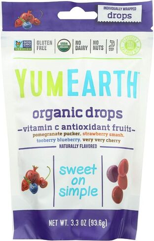 Yummy Earth Organic Vitamin C Drops Antioxifruits, 3.3 Ounce in Saudi Arabia