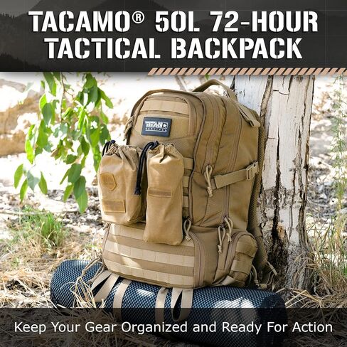 TACAMO® BC50 50L Backpack, Waterproof Backpack for Men, Tactical Backpack in Saudi Arabia
