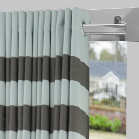 قضيب ستارة بخياطة قفل قابلة للتعديل من Amazing Drapery Hardware، مقاس 18-28 بوصة، مثبت على الحائط بخلوص 3 بوصة، عبوة واحدة - معدن متين للأقمشة المتوسطة إلى الثقيلة in Kuwait