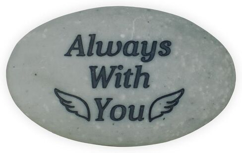 AngelStar Rainbow Bridge Pet Stone-Always with You, Deep Grey in Saudi Arabia