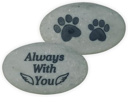 AngelStar Rainbow Bridge Pet Stone-Always with You, Deep Grey in Saudi Arabia