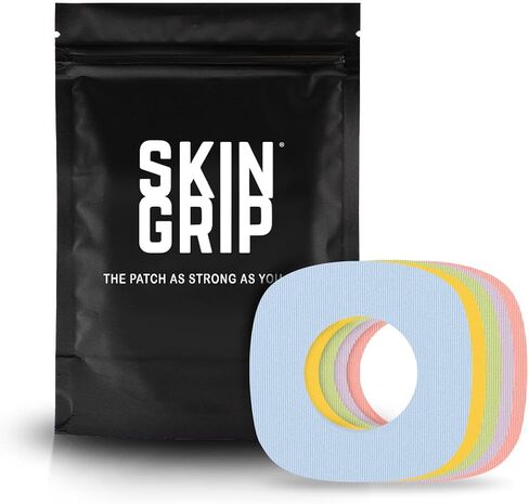 Skin Grip Adhesive Patches for Dexcom G7 with Cutout (20-Pack), Waterproof & Sweatproof for 10-14 Days, Pre-Cut Adhesive Tape, Continuous Glucose Monitor Protection (Pastels) in Saudi Arabia