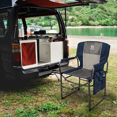 Coastrail Outdoor Folding Camping Chair High Back Padded Lawn Chair in Kuwait