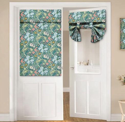 Door Curtains for Door Windows,Rustic Moose Bear Cabin Door Window Curtains for French Glass Door,Forest Country Style Lodge Small Window Curtains 26 x 40 inch in Kuwait