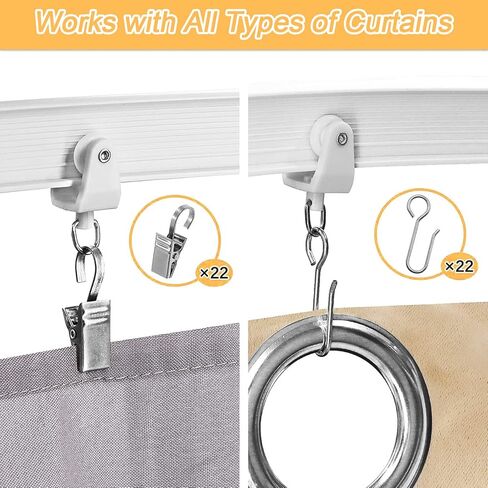 كسيترنيتي-مايد مسار ستارة سقف منحني قابل للانحناء بطول 5 متر/ 16.4 قدم يثبت على قضيب الستارة والسرير بطابقين والنافذة ومقسم الغرف، مسار السقف in Kuwait