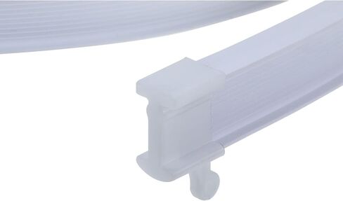 كسيترنيتي-مايد مسار ستارة سقف منحني قابل للانحناء بطول 5 متر/ 16.4 قدم يثبت على قضيب الستارة والسرير بطابقين والنافذة ومقسم الغرف، مسار السقف in Kuwait