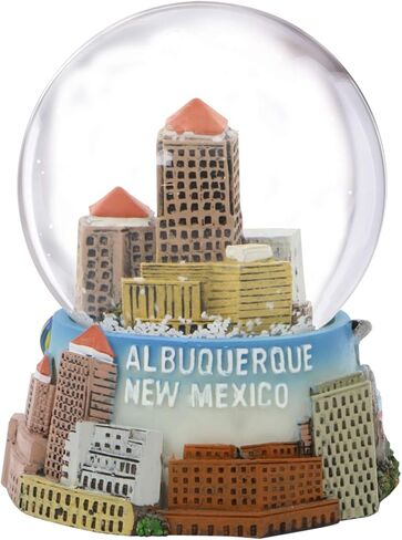 Albuquerque Snow Globe 3.5 Inches New Mexico Souvenir in Saudi Arabia