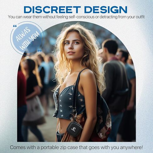 سدادات أذن وووتريب للحفلات الموسيقية، سدادات أذن عالية الدقة للحفلات الموسيقية، سدادات أذن قابلة لإعادة الاستخدام لتقليل الضوضاء 26 ديسيبل، حماية السمع للموسيقيين والحفلات الموسيقية والمهرجانات ودي جي والحياة الليلية - 8 أطراف أذن في XS-L in Kuwait