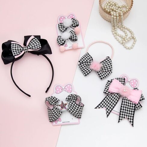 إكسسوارات شعر الزي المدرسي، مشابك شعر على شكل حرف H، مجموعة ربطات شعر لربطات الشعر للأطفال الصغار، إكسسوارات شعر للأطفال للفتيات المراهقات الصغيرات in Kuwait