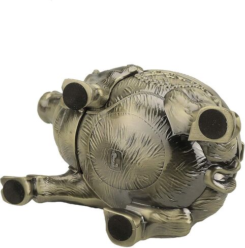 K COOL Bull Ashtray with Lid Windproof Metal Ashtray Outdoor, Indoor Ashtray Ash Ashtray for Weed, Vintage Practical Decoration Ashtrays for Cigarettes Metal Gift for Men Women (Bronze Taurus) in Saudi Arabia