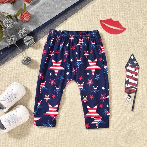 Aalizzwell Baby Boys Summer Clothes Short Sleeve Bodysuit Pants Outfit in Saudi Arabia