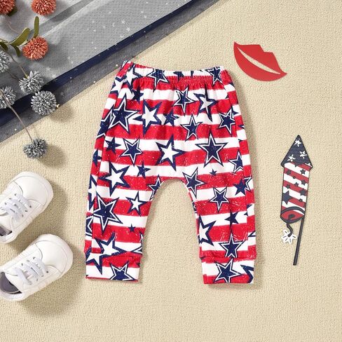 Aalizzwell Baby Boys Summer Clothes Short Sleeve Bodysuit Pants Outfit in Saudi Arabia