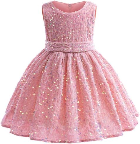 My First Christmas Outfits Baby Girl Xmas Shiny Sequins Toddler Velvet Dress Infant Knee Length Fall Winter Clothes in Saudi Arabia