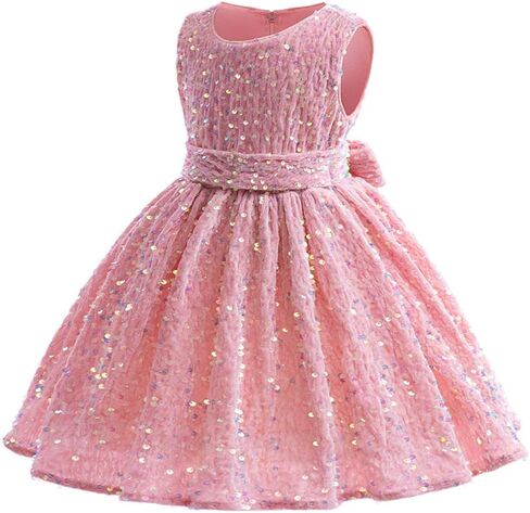 My First Christmas Outfits Baby Girl Xmas Shiny Sequins Toddler Velvet Dress Infant Knee Length Fall Winter Clothes in Saudi Arabia