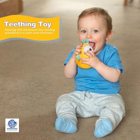 Serdios Musical Wobbler Toy,Roly-Poly Tumbler Toy,Tummy Time Toy,Sensory Toy for Baby 3-12 Months，Red in Kuwait