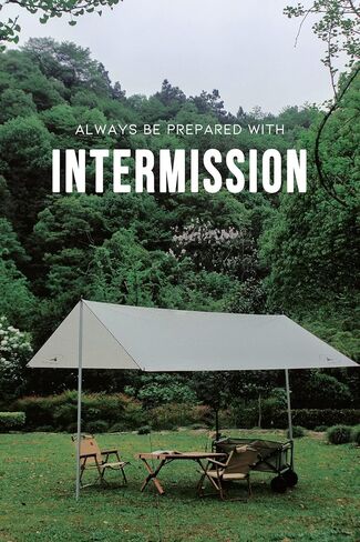 Intermission Camping Tarp and Pole Kit, 10 * 10ft, Waterproof, Lightweight for Camping,Camping tarp with Poles,Waterproof Camping tarp, Backpacking, Outdoor, Picnic, Sunshade,Ultralight Aluminum Pole in Saudi Arabia