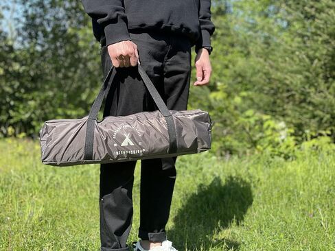 Intermission Camping Tarp and Pole Kit, 10 * 10ft, Waterproof, Lightweight for Camping,Camping tarp with Poles,Waterproof Camping tarp, Backpacking, Outdoor, Picnic, Sunshade,Ultralight Aluminum Pole in Saudi Arabia