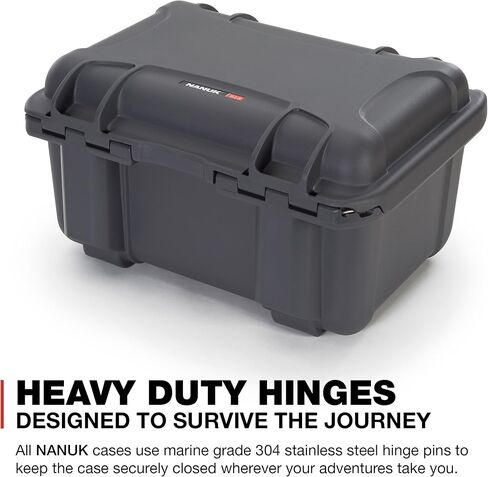 NANUK 918 Medium Waterproof Hard Case with Foam Insert 16.9" x 12.9" x 9.3" - Black in Saudi Arabia
