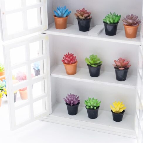 32 قطعة مصغرة النباتات النضرة الاصطناعية الصغيرة فو العصارة الصغيرة البيت النباتات الصغيرة اكسسوارات المنزل للديكور المنزل in Kuwait