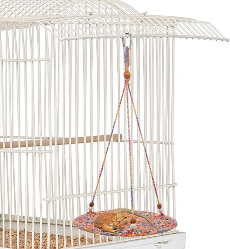 SETHOUS Reptile Hammock Swing Hanging Bed, Cute Bearded Dragon Swing Toy, Cotton Lizard Summer Bed for Reptile, Cage Accessories for Leopard Gecko Small Animal Birds Parrots Rats in Kuwait