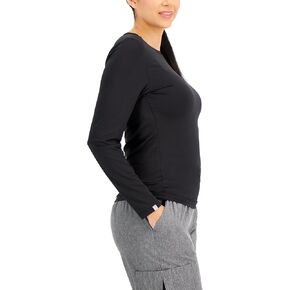 Hanes Women's Cool Comfort Long Sleeve Underscrub Top, Variety of Colors in Kuwait