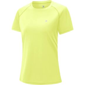 Gopune Women's Short Sleeve Shirts UPF 50+ Sun Protection Quick Dry Active Swim Shirts Rashguard Workout Top