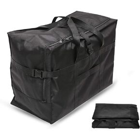 Long Travel Duffle Bag,Foldable Extra Large Duffel Bags,Carry on Travel Bag For Camping/Moving Boxes/Tent/Surfboards/Photography Equipment Storage Bag