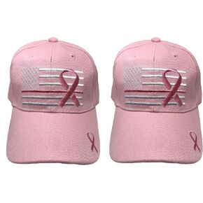 Black Duck Brand Embroidered Pink Lives Matter Breast Cancer Awareness Pink Ribbon Adjustable Baseball Hat/Cap in Kuwait