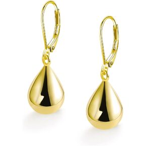 925 Sterling Silver Teardrop Leverback Earrings for Women Girls Waterdrop Tear Drop Dangle Earrings Jewelry Hypoallergenic Silver Teardrop Leverback Dangle Earrings for Women