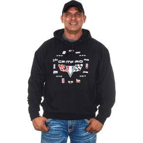 JH DESIGN GROUP Men’s Chevy Camaro Hoodies Zip up and Pullover Sweatshirts 4 Styles