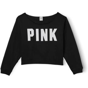 Victoria's Secret PINK Fleece Cropped Sweatshirt