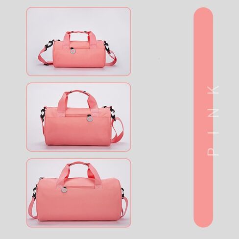 حقيبة رياضية للنساء، حقيبة سفر مقاومة للماء مع مساحات للملابس المبللة وحزام قابل للتعديل، حقيبة صغيرة من القماش الخشن للرياضة والصالات الرياضية وعطلات نهاية الأسبوع in Kuwait