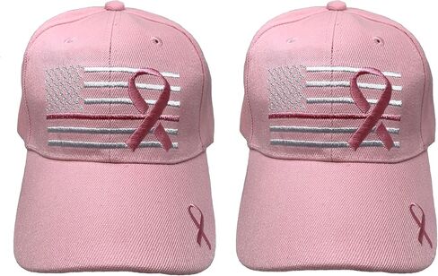 Black Duck Brand Embroidered Pink Lives Matter Breast Cancer Awareness Pink Ribbon Adjustable Baseball Hat/Cap in Kuwait