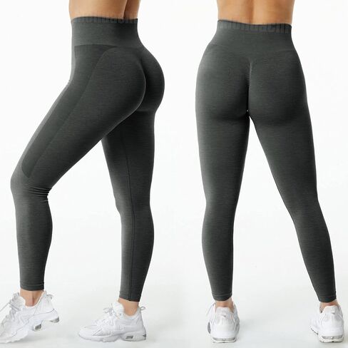 MOHUACHI Butt Lifting Workout Leggings for Women High Waisted Yoga Pants Scrunch Butt Gym Seamless Booty Tights in Saudi Arabia
