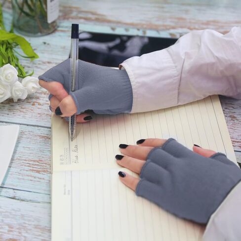 Evridwear Merino Wool Fingerless String Knit Liner Touchscreen Gloves 4 Colors in Saudi Arabia