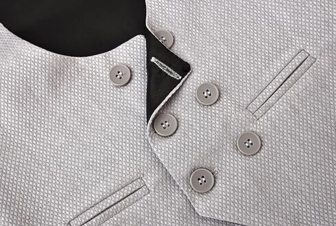 Lilax Boys Suit Set, Formal Jacket, Vest, Pants, Shirt and Matching Bowtie 5 Piece in Saudi Arabia