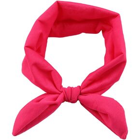 Baby Girl's Cute Toddler Bow Headbands Bowknot Rabbit Hairband Headwear for Daily Life Travel Photography (Red) in Kuwait