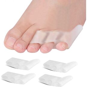 مصحح ورم إبهام القدم، فاصل أصابع القدم بينكي جل سيليكون ناعم واقي أصابع القدم من أجل مسامير القدم والبثور ومسامير القدم وتخفيف الآلام وفصل أصابع القدم يناسب الرجال والنساء in Kuwait