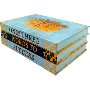 Set of 3 Decorative Books - Books with Innovative and Aesthetic Design - Home Decor Living Room - Fake Books with Blank Pages - Coffee Table Books - Decorative Books - Book Décor in Saudi Arabia