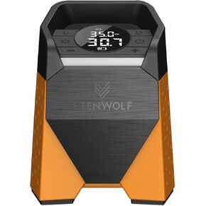 ضاغط هواء محمول منفاخ الإطارات ETENWOLF ZEPHYR S3 مع بطارية 7800 مللي أمبير في الساعة ودورة عمل 100%، مضخة هواء للسيارات والشاحنات الصغيرة وسيارات الدفع الرباعي والدراجات والكرات in Kuwait