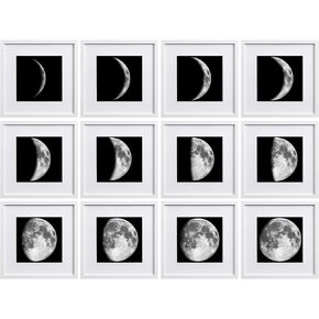 مجموعة إطارات صور eletecpro مقاس 12 × 12 مكونة من 12 قطعة، صور عرض 8 × 8 مع حصيرة أو 12 × 12 بدون حصيرة، مجموعة إطار حائط للمعرض لتزيين المنزل، إطارات صور لتزيين الحائط، أسود in Saudi Arabia