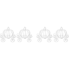 Vintage Decor Vintage Decor White Decor Pumpkin Candy Box Pumpkin Carriage Decorative Box Carriage Centerpiece for Wedding Birthday Party 2pcs Wedding Favor Boxes Wedding Decor Wedding Decor in Kuwait